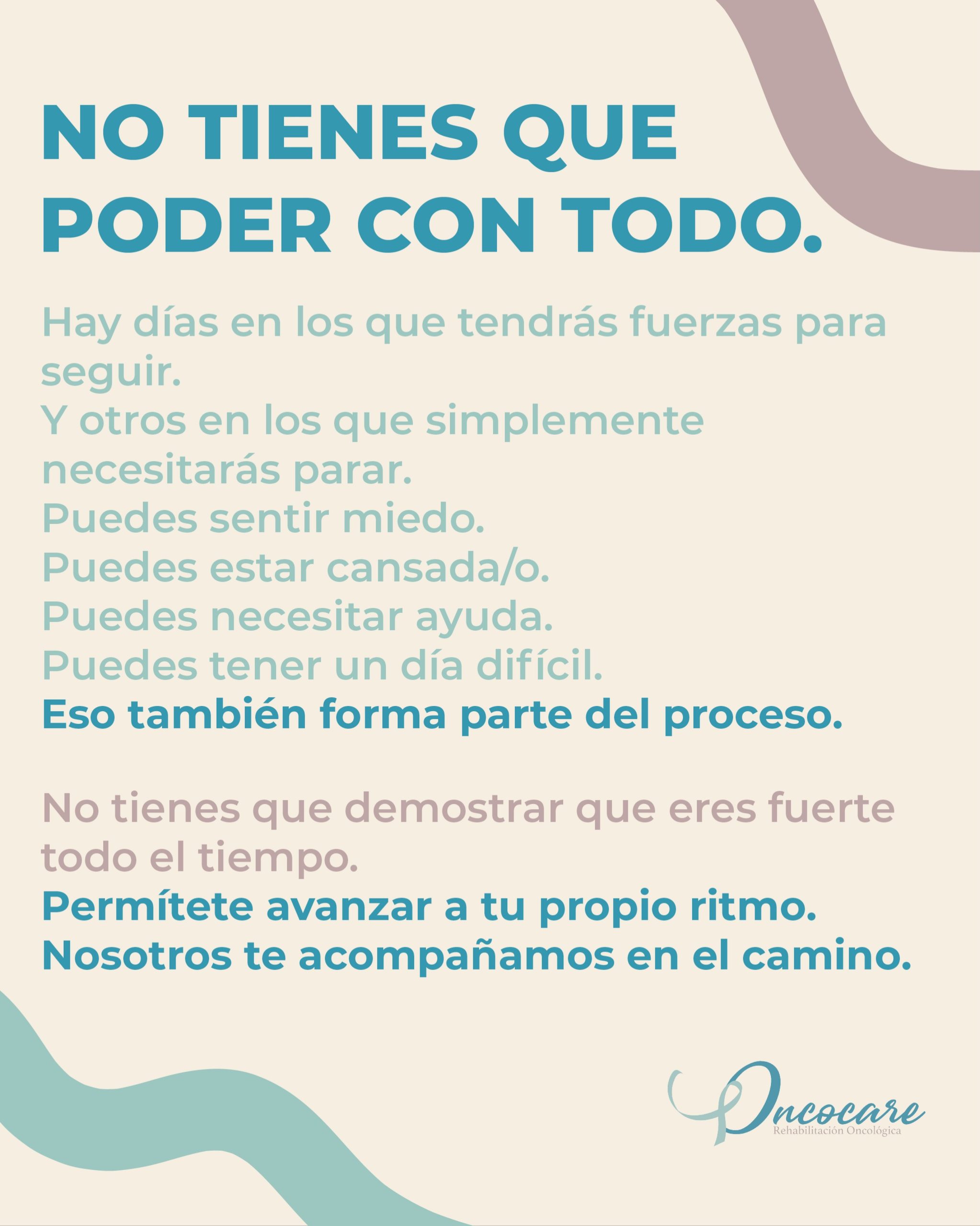 No tienes que poder con todo… y eso está bien ✨

#fisioterapiaoncológica #ejercicioencáncer #rehabilitaciónoncológica #cuidadointegral #sanjosecr