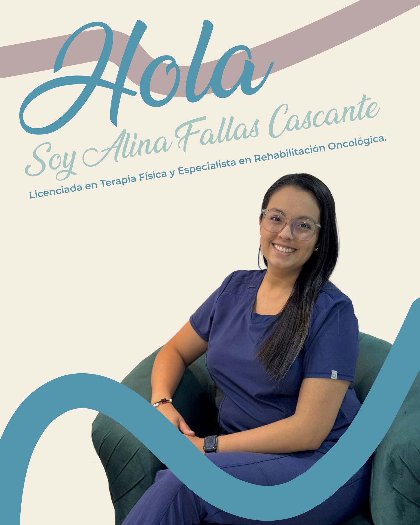 Antes de ser fisioterapeuta… soy una persona que cree profundamente en acompañar, cuidar y devolver bienestar. 
Mi nombre es Alina Fallas Cascante y mi vocación es ayudar a las personas, especialmente en procesos oncológicos a recuperar fuerza, movilidad y calidad de vida 💛
Hoy quiero contarte un poco de mi historia y de lo que hay detrás de mi trabajo 🍃 

👉🏻Desliza las imágenes y conoce más sobre mí.